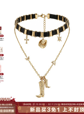 【01.15 20:00开卖】SUMIYAKI 马术精神 复古双层皮革骑士靴项链