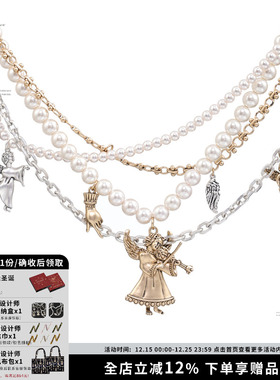 SUMIYAKI秋冬复古叠戴项链