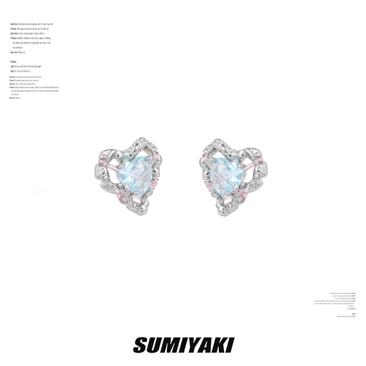 SUMIYAKI彩繩手工捆綁s925銀針