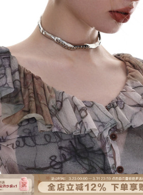 SUMIYAKI金属项圈女项链