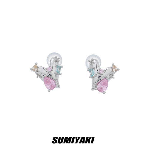 耳环耳饰爱心耳钉SUMIYAKI可爱