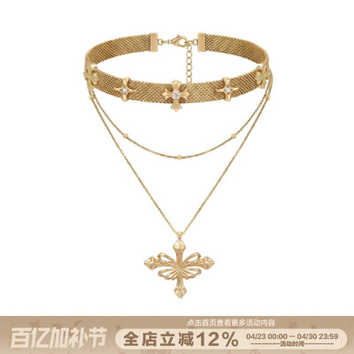 SUMIYAKI蝶骨·共生叠戴choker