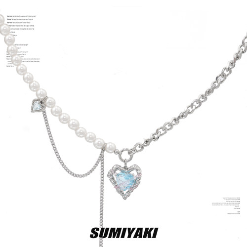 SUMIYAKI彩绳手工捆绑珍珠项链