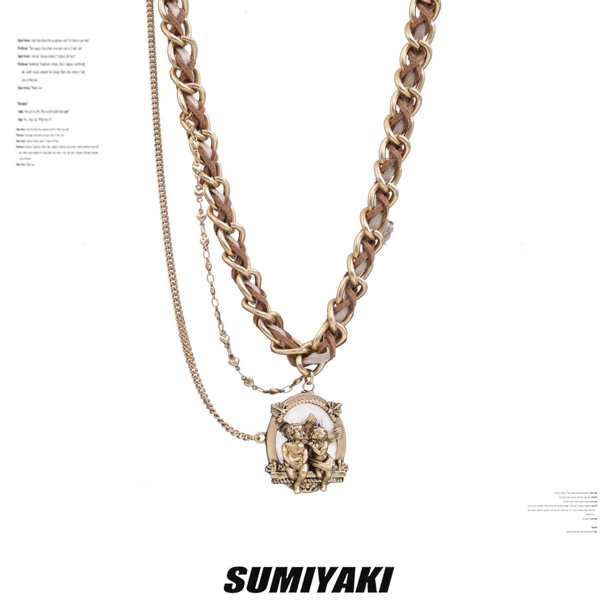 SUMIYAKI叛逆天使布艺项链