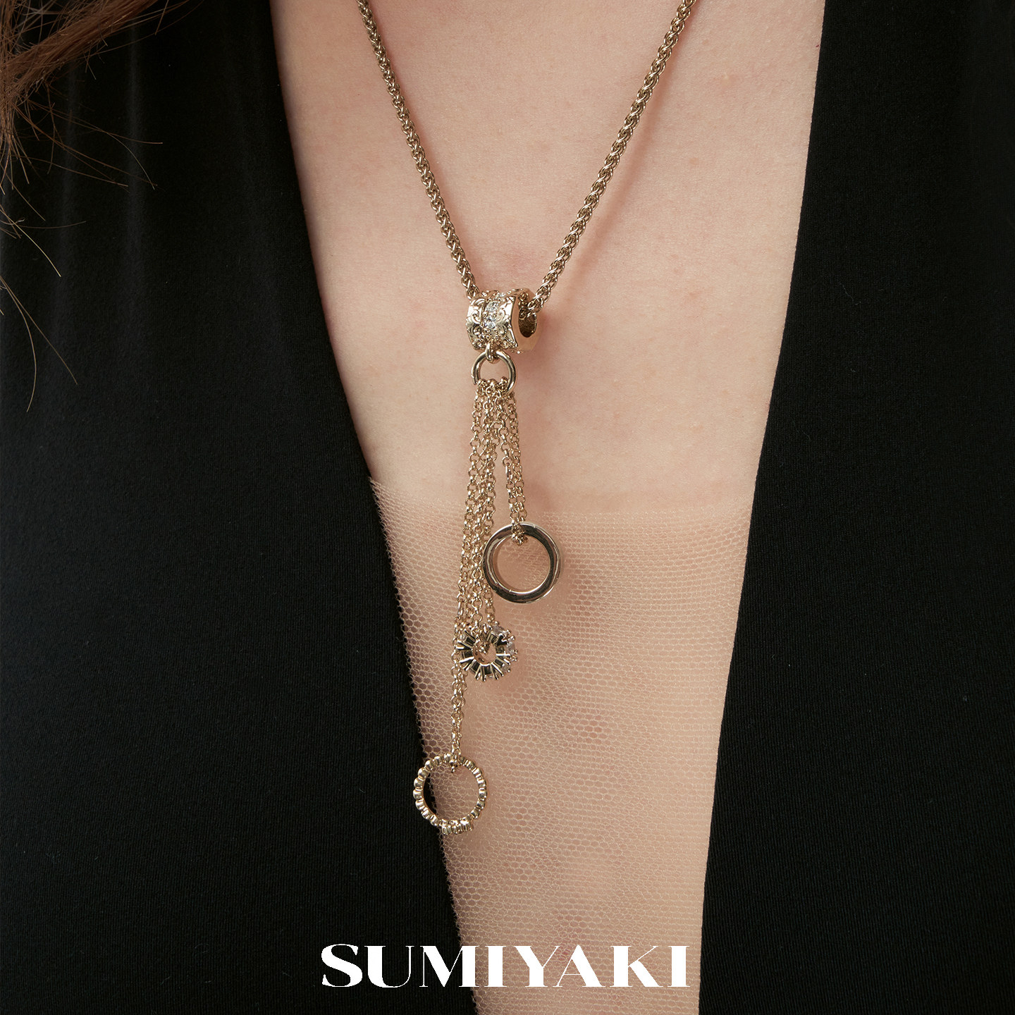 SUMIYAKI转念系列筒珠流苏项链女款精致高级感颈链新款配饰女