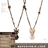 原创生命之瞳法老猫咪安卡串珠项链 00开售 12.08 SUMIYAKI