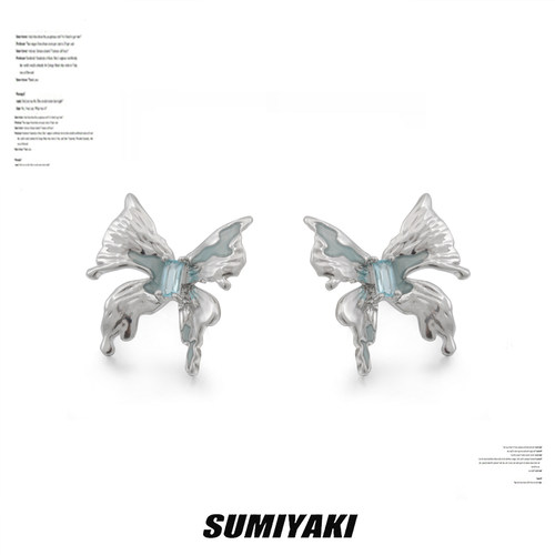 SUMIYAKI小众设计异度蝴蝶耳环