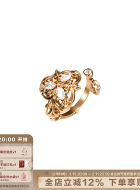 复古做旧高级开口戒指女