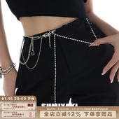 辣妹凹造型神器 SUMIYAKI原创腰链裤 链 可随意调节