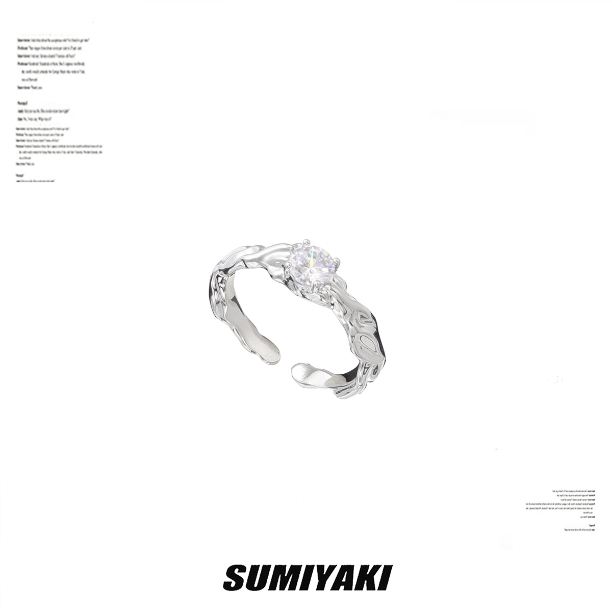 SUMIYAKI925纯银戒指