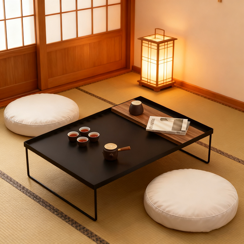 日式卧室榻榻米小桌子三件套