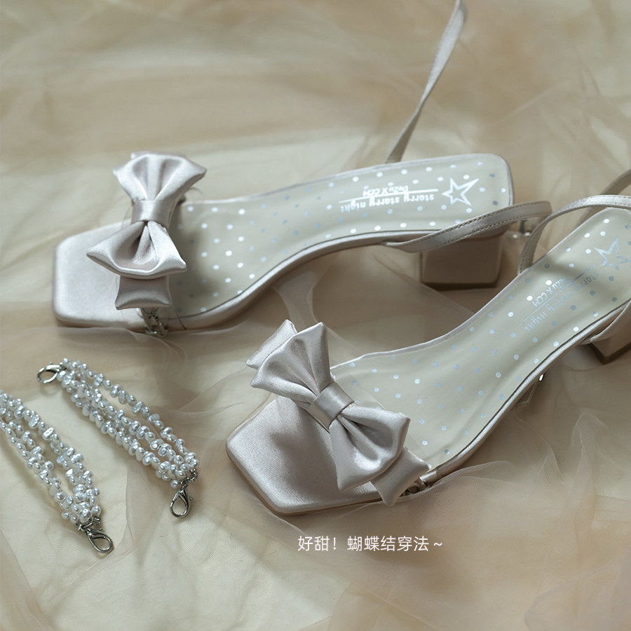 得足少女 2025新品「蜜糖陷阱」原创绝美可拆卸一鞋两穿粗跟凉鞋,女鞋,时装凉鞋,淘宝优惠券,粉丝福利购,淘宝优惠卷