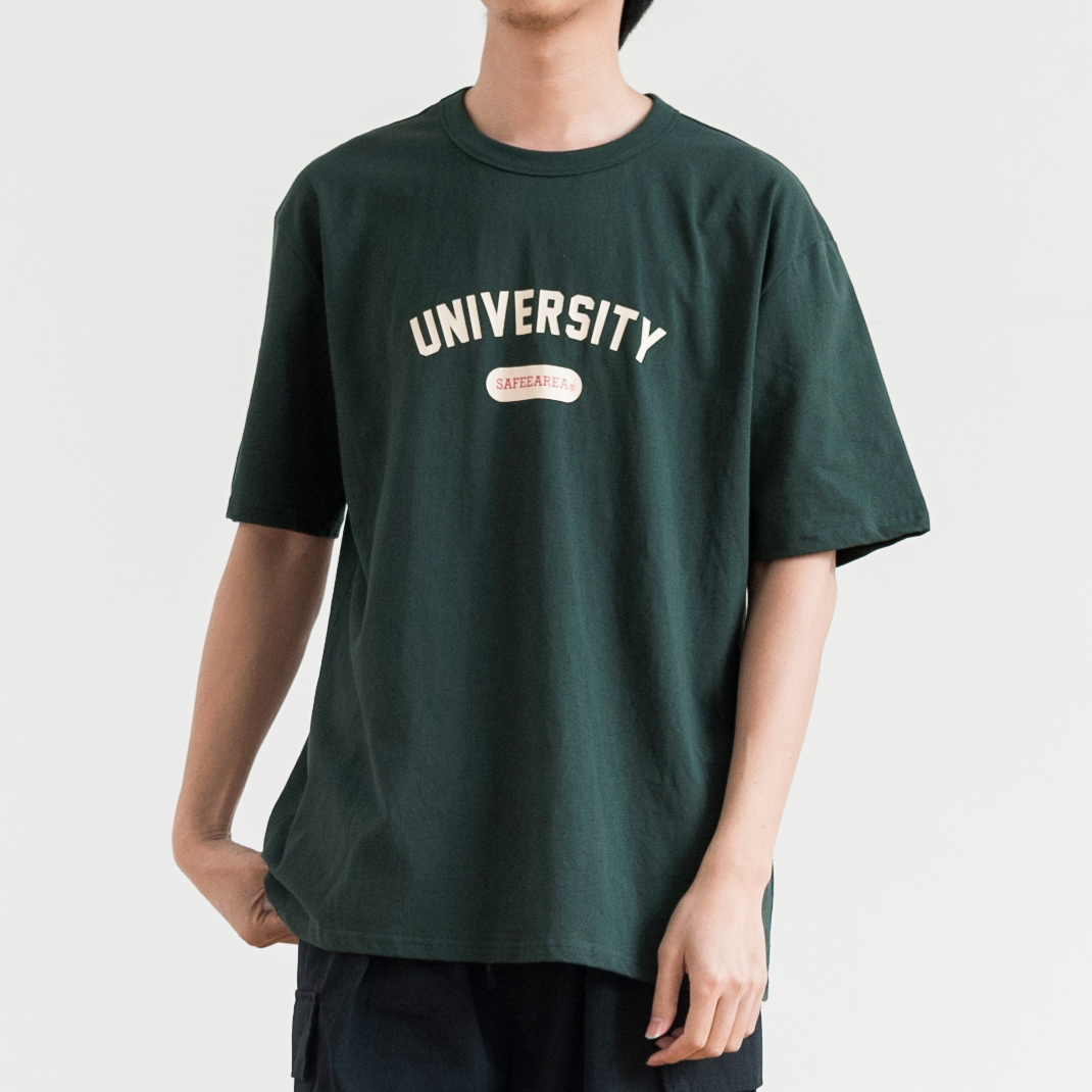 友町日系复古印花潮青年恤衫