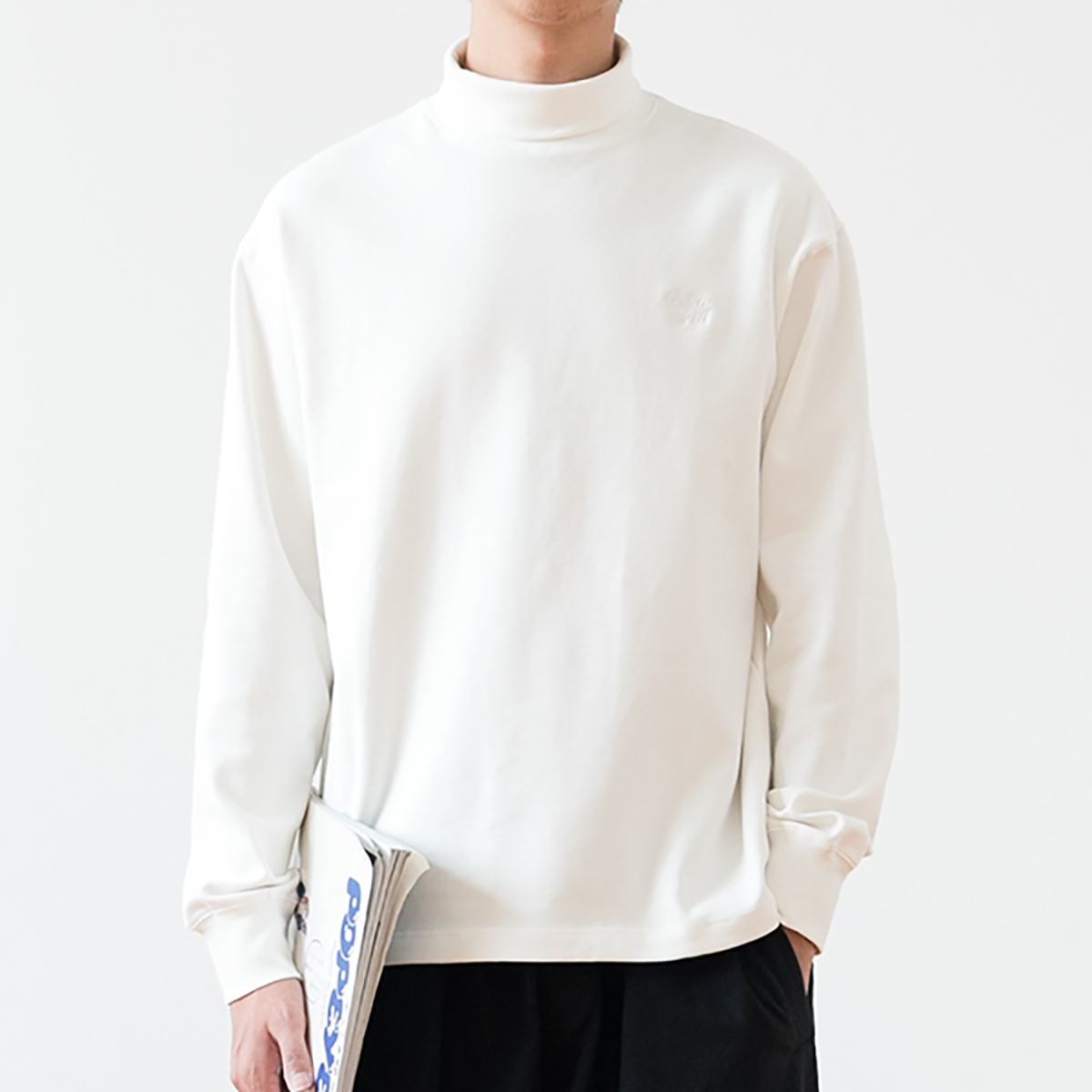 友町日系厚实高领弹性打底