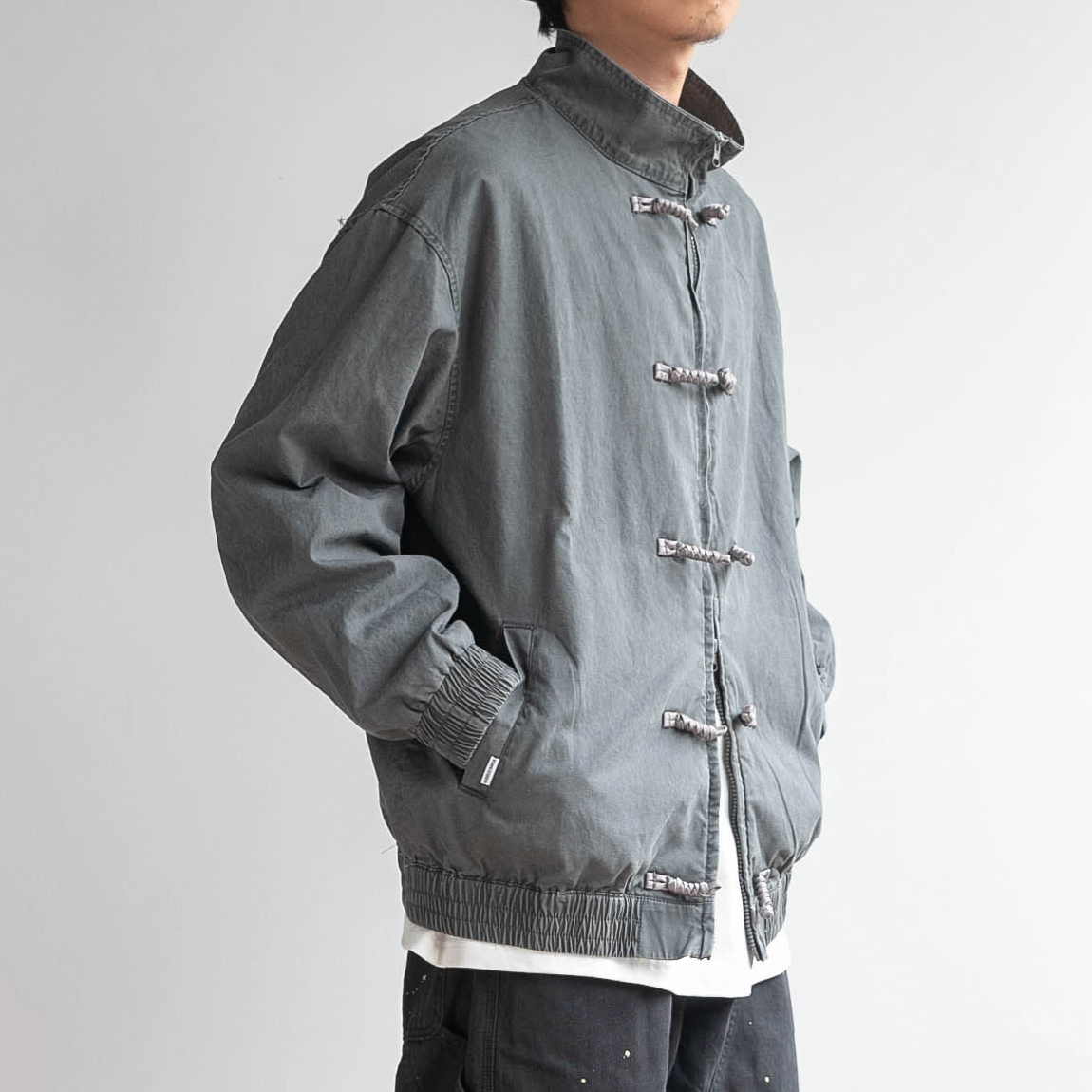 复古中国风盘扣设计立领潮流夹克