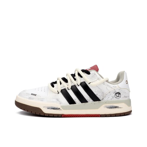 【定制球鞋】adidas neo Entrap 低帮 板鞋 格雷人偶