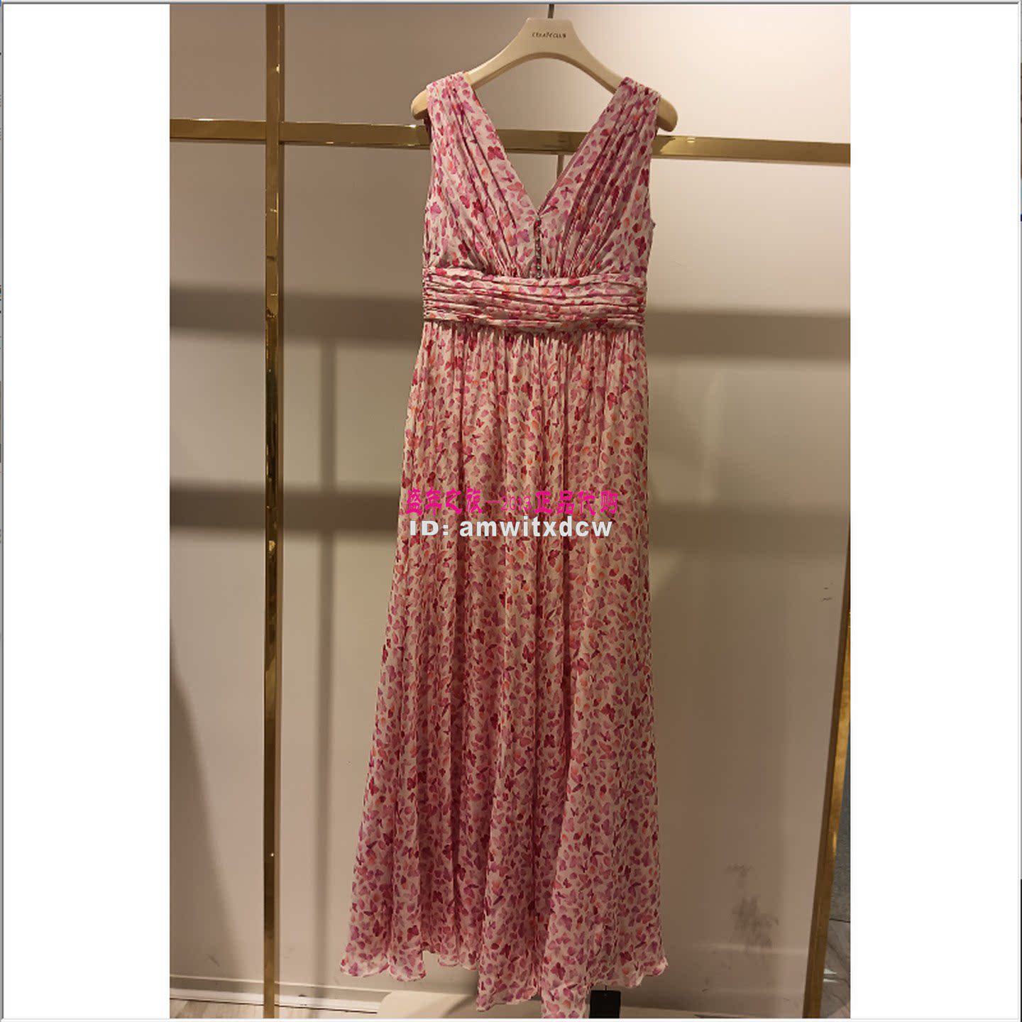 Koradior珂莱蒂尔正品连衣裙夏桑蚕丝背心裙长裙KF10806B1原6887