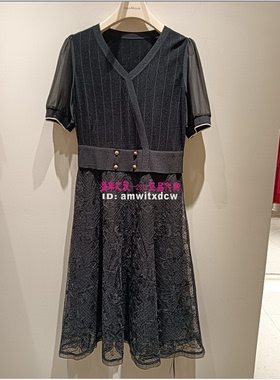 Koradior珂莱蒂尔KF12333W0连衣裙专柜正品夏季新款中长裙原3887