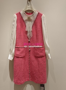 Koradior珂莱蒂尔连衣裙KF11267T6专柜正品秋冬新款中长裙原4287