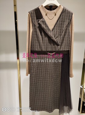 koradior珂莱蒂尔女装国内专柜正品代购2023秋款连衣裙KF06084C4