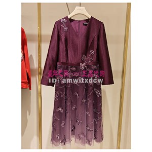 Koradior珂莱蒂尔连衣裙正品春秋新款中长礼服KF09408T8原5987