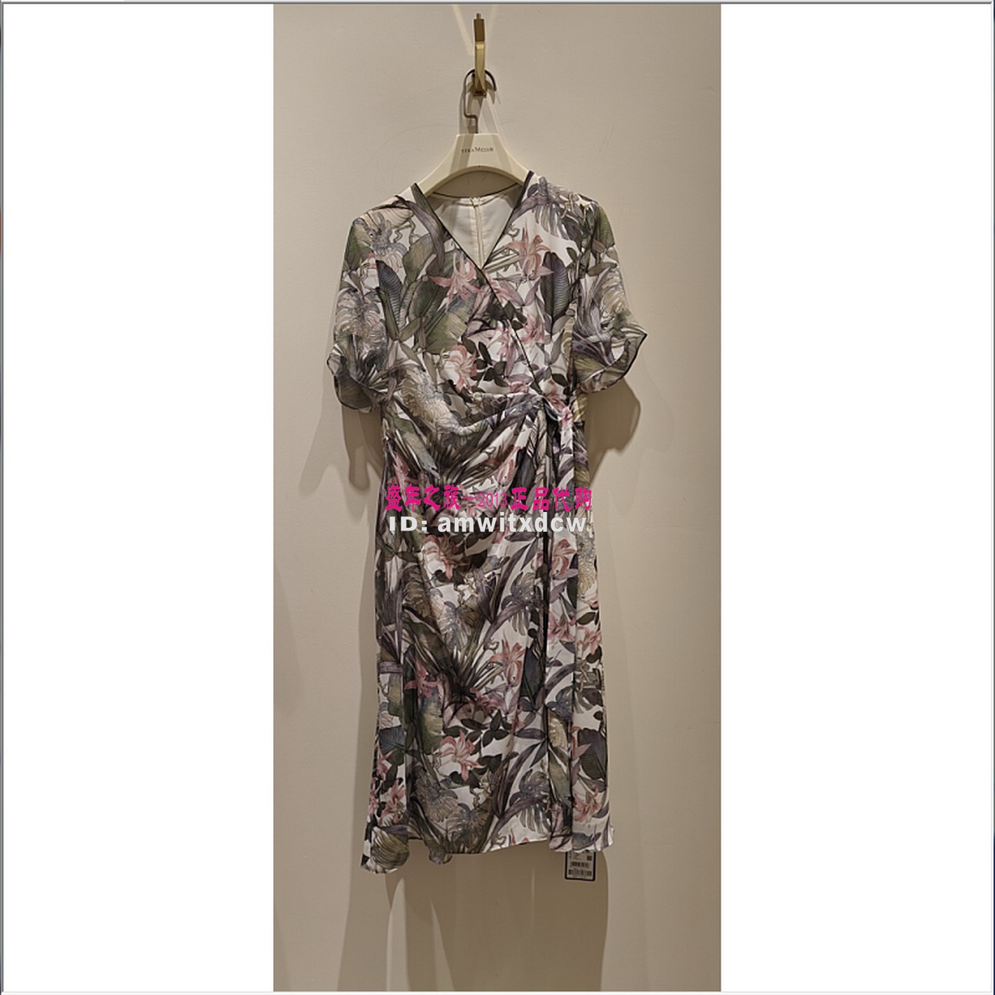 NAERSI娜尔思专柜正品夏季新款连衣裙简约中裙NF08915I4原2990