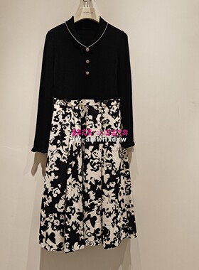 Koradior珂莱蒂尔连衣裙专柜正品春秋新款中长裙KF11818W0原3287