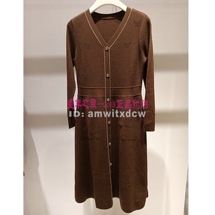 Koradior珂莱蒂尔专柜正品连衣裙秋冬新款中长裙KF09542P8原3687