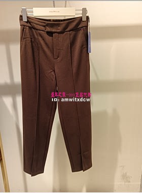 NAERSI娜尔思专柜正品秋冬季新款休闲裤九分裤NV04279D4原1590