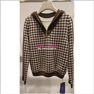 NAERSI娜尔思专柜正品秋冬新品针织衫毛衣套头衫NZ04371C4原2990