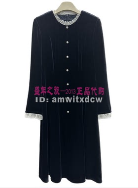 NAERSI娜尔思专柜正品2024秋冬季新款连衣裙NF09550Q7原3590