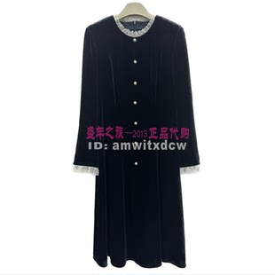 NAERSI娜尔思专柜正品2024秋冬季新款连衣裙NF09550Q7原3590