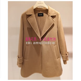 Koradior珂莱蒂尔正品2024冬季新款山羊绒大衣KL01133D1原14800