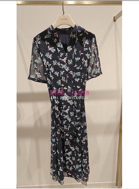 NAERSI娜尔思专柜正品夏季新款连衣裙度假女中裙NF10230Q7原3290