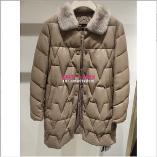 NAERSI娜尔思专柜正品冬NP00173W0羽绒服NP00173C4皮衣原9390