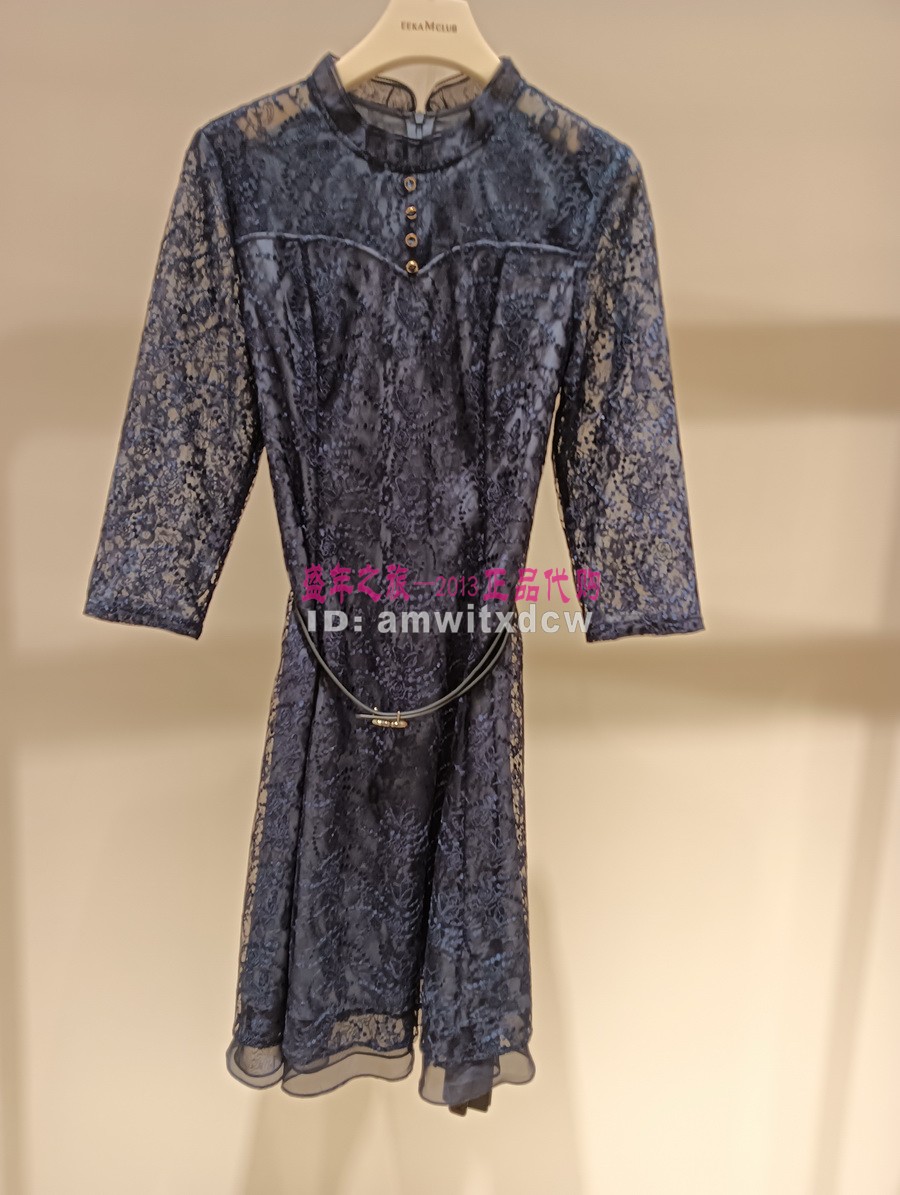Koradior珂莱蒂尔连衣裙专柜正品春夏新款中长裙KF08710P7原3887