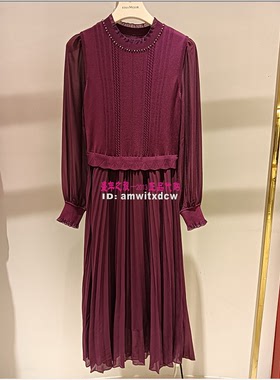 Koradior珂莱蒂尔专柜正品连衣裙春秋新款中长裙KF11245S5原3487