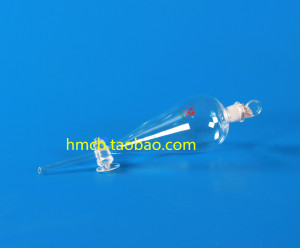 500ML  梨形玻璃漏斗 梨分漏斗 梨形分液漏斗 油液分离器