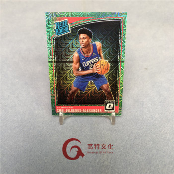 【越秀山卡价书】2018-19Donruss快船亚历山大新秀绿龙折