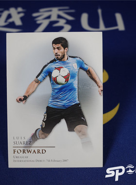 乌拉圭 巴萨苏亚雷斯Suarez 089号前锋基本卡 2018福特拉球星卡