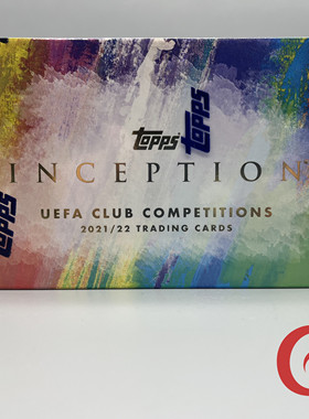 21-22 欧冠 Topps Inception 盗梦空间 足球盒卡