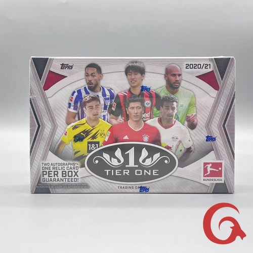 2020-21 Topps 德甲 Tier One Bundesliga Soccer Cards 足球盒卡