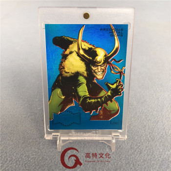 【越秀山卡价书】2015漫威Marve fleer retro 邪神洛基50编蓝宝石