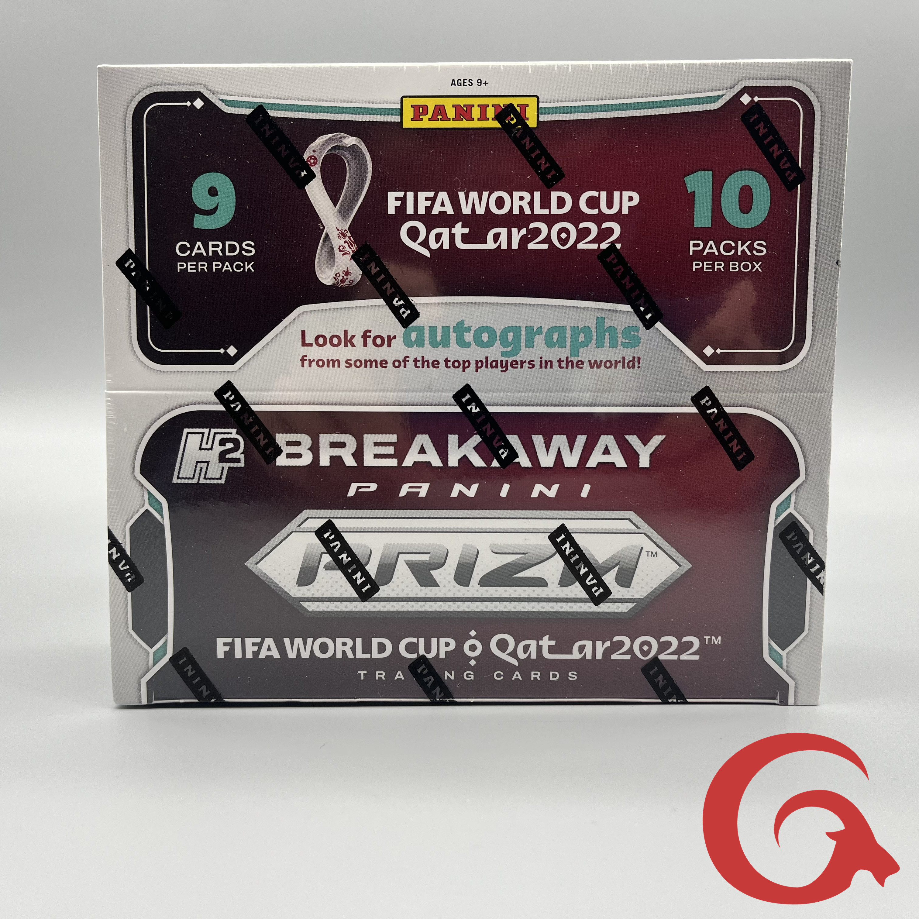 2022Panini Prizm World Cup 卡塔尔世界杯Breakaway足球盒卡