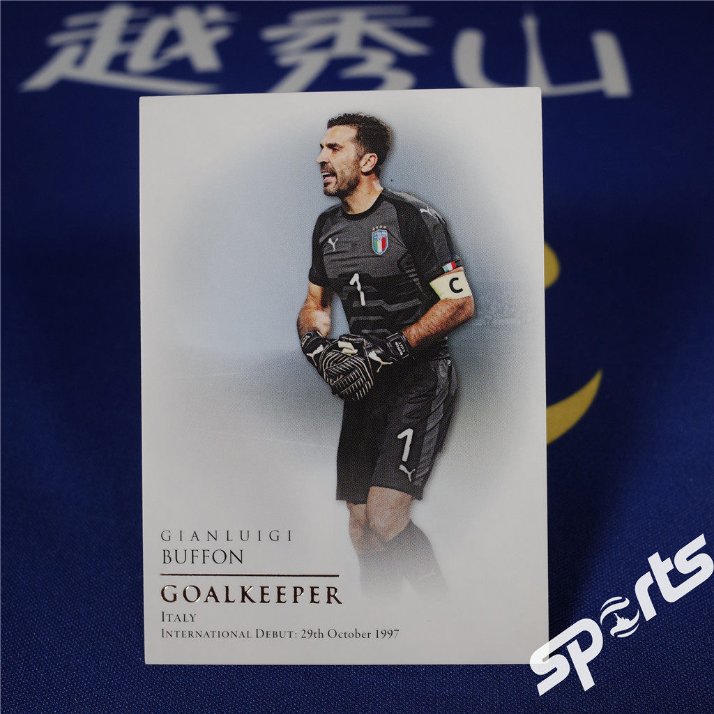 意大利 布冯Buffon 001号门将-基本卡 2018福特拉球星卡