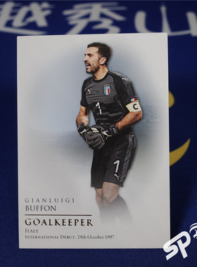 意大利 布冯Buffon 001号门将-基本卡 2018福特拉球星卡