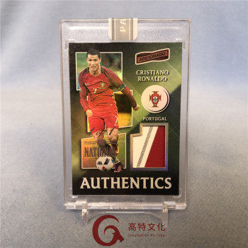 【越秀山卡价书】2016-17足球狂热葡萄牙C罗1/1编patch球衣