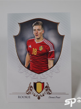 Futera福特拉2016-普拉埃特Praet比利时/球星卡/RC新秀097#基本卡