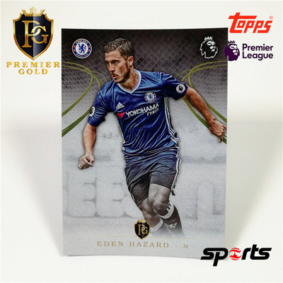 阿扎尔(Eden Hazard)040#-切尔西-1617Topps英超球星卡