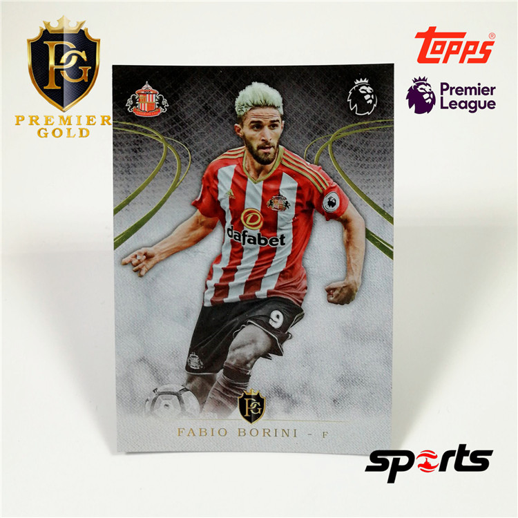 博里尼(Fabio Borini)017#-桑德兰-1617Topps英超球星卡